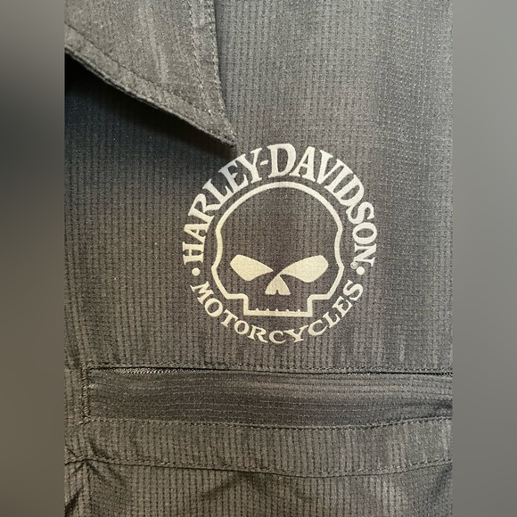 Harley Davidson Willie G Skull Black Vented H-D Performance Men’s Size XL Shirt - Picture 3 of 5